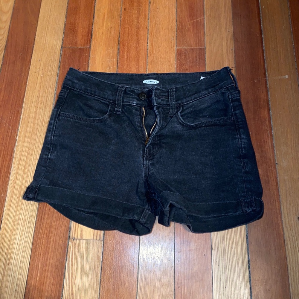 Old navy black jean shorts
